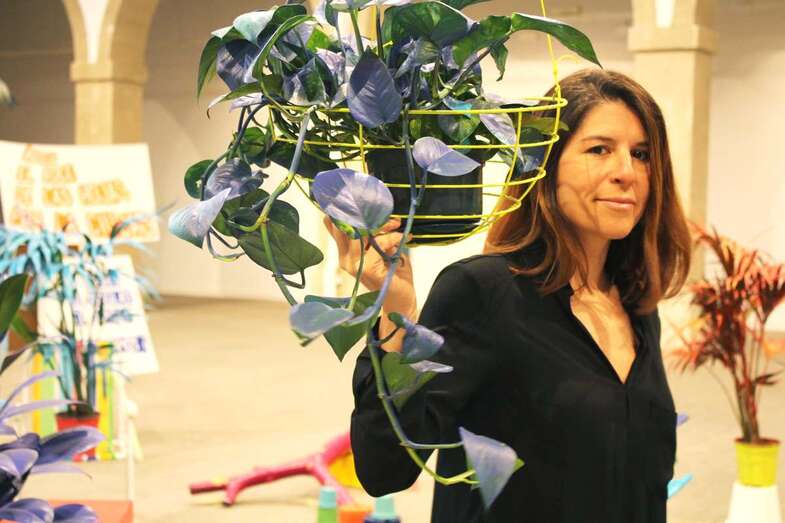 Una gran instalación, creada a partir de plantas de interior, pretende hacer reflexionar sobre nuestra relación con la naturaleza / TA